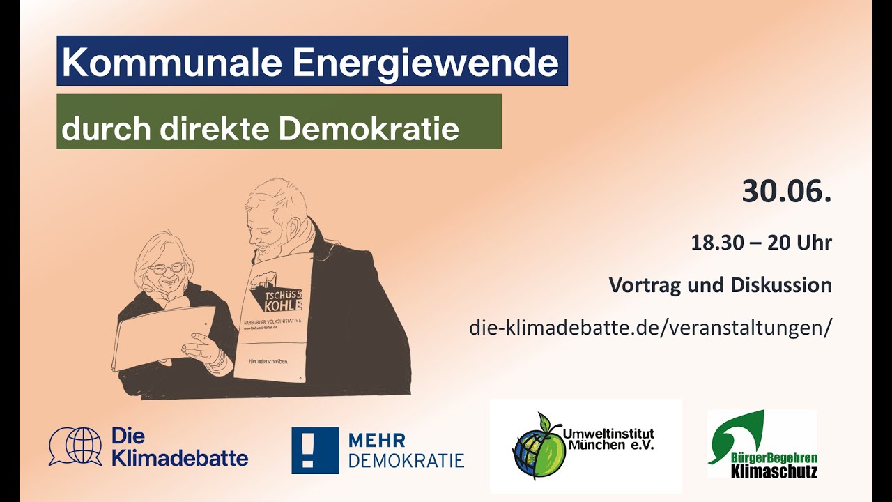 Veranstaltung "Kommunale Energiewende durch direkte Demokratie""