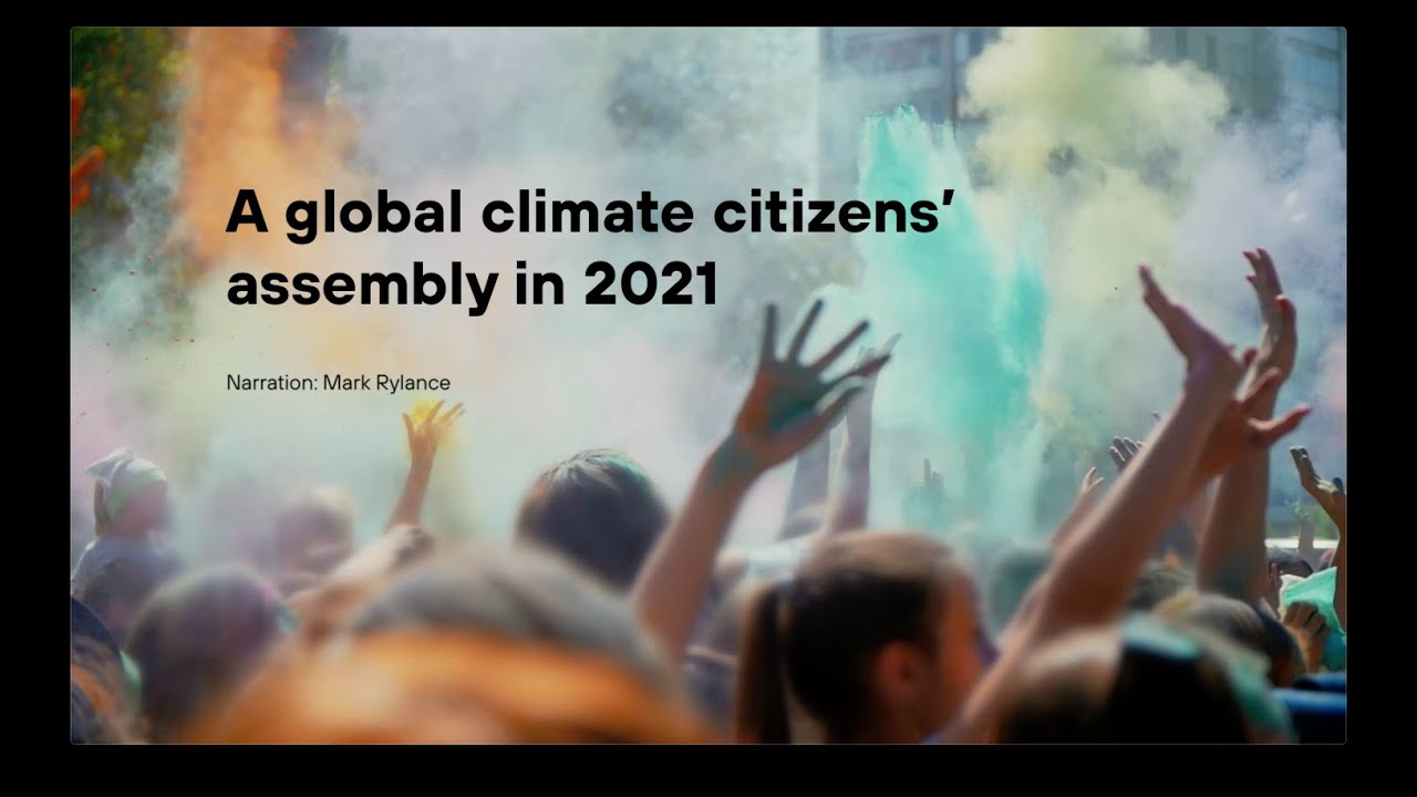 A global climate citizen's assembly in 2021