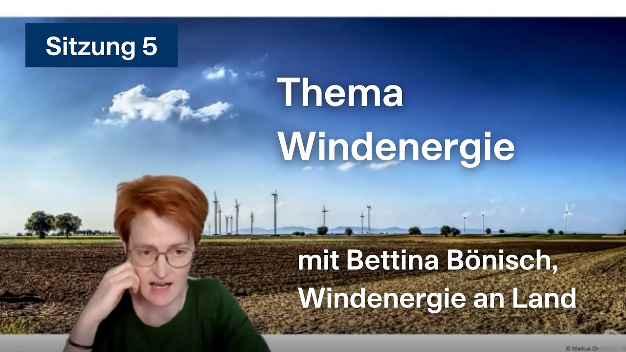 Windenergie in Deutschland mit Bettina Bönisch - Handlungsfeld Energie