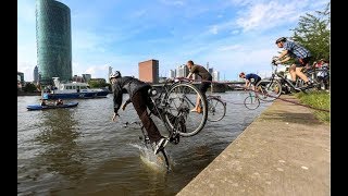 Radentscheid Frankfurt: Fahrradfahrer gehen unter