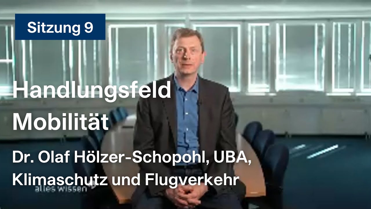 Klimaschutz im Luftverkehr mit Dr. Olaf Hölzer Schopohl - Handlungsfeld Mobilität